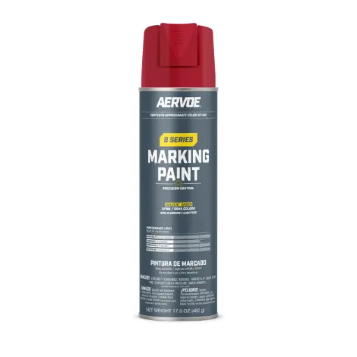 [SEY20-971] Safety Red Solvent Based Marking Paint 17oz. (Seymour/Stripe)