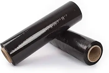 [STRETCH18X80B] 18" X 1500' 80GA Black Stretch Film *SOLD ONLY IN CASE QTY