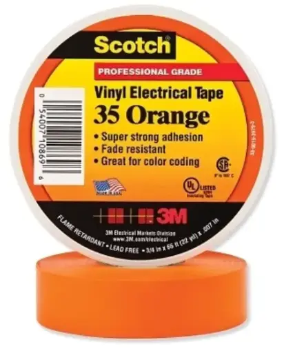 [TAPE35ORG] Scotch 35 Electrical Tape 3/4" X 66FT. (Orange)