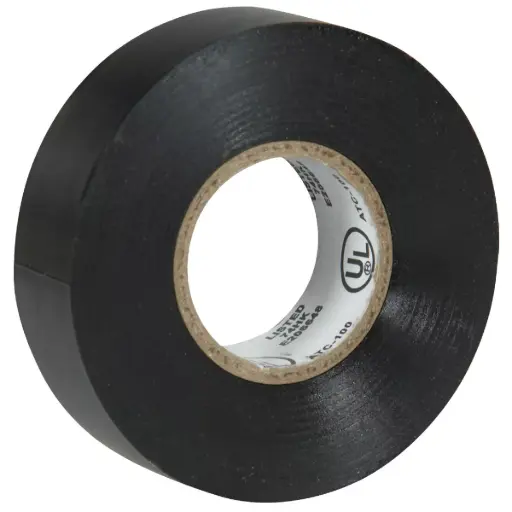 [TAPEELECT3/4] 3/4" Black Vinyl Electrical Tape