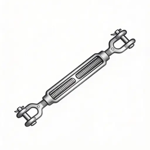 [TBJJ1/2X12HDG] 1/2" X 12" Jaw to Jaw Turnbuckle Galvanized