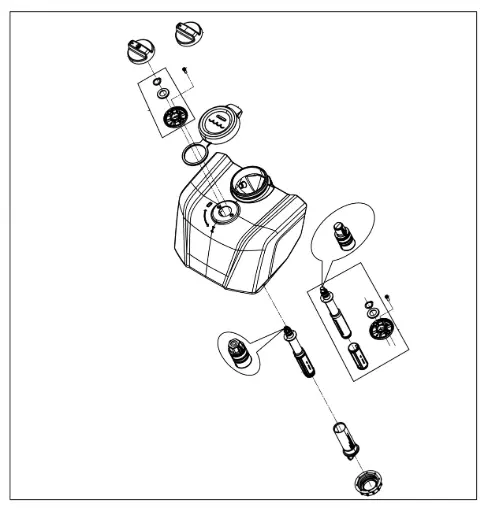 [WACK-5100064647] Watertank Assembly 24BLD (Wacker Neuson)