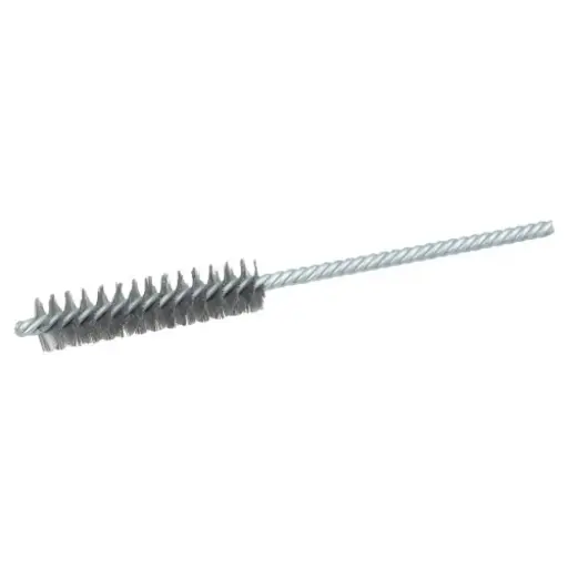 [WPB3/8X006-CS] 3/8" X 1/8" Shank Wire Power Brush .006Ga Steel [21232]