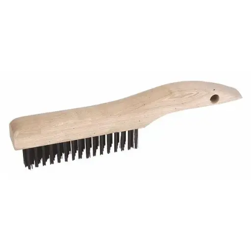 [WEIL-44061] 5" Scratch Brush 2 X 16 Rows Shoe Handle Style (Weiler)