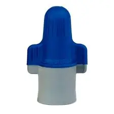 [3M-43150] B/G+ 6Ga Blue/Gray Wire Nut [Min. 4 #14  Max. 2 #6] (3M)