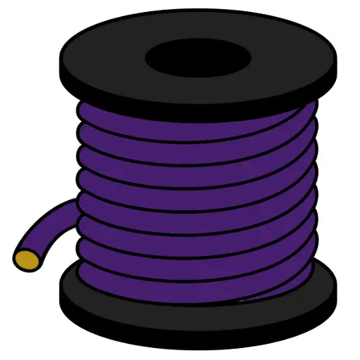 [WIREPC20PUR-C] 20 GA. Primary Wire (Purple 100')