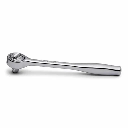 [WRI-2426] 1/4" Dr. X 4-3/4" Contour Grip Chrome Ratchet 45T (Wright/USA)