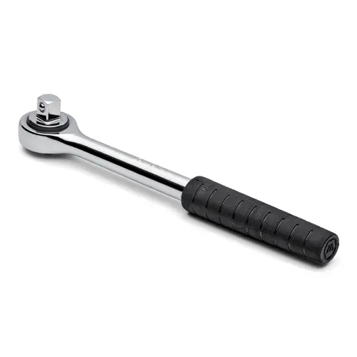 [WRI-3400] 3/8" Dr. X 7-1/2" Chrome Ratchet W/Nitrile Grip 41T (Wright/USA)