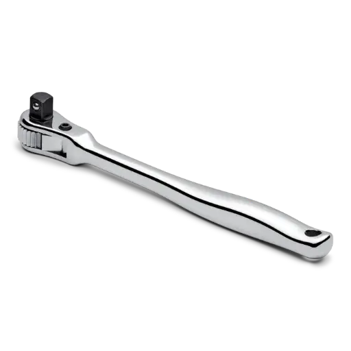 [WRI-4480] 1/2" Dr. X 10-1/2" Ratchet W/Pear Shape-Single Pawl Open Head (Wright/USA)