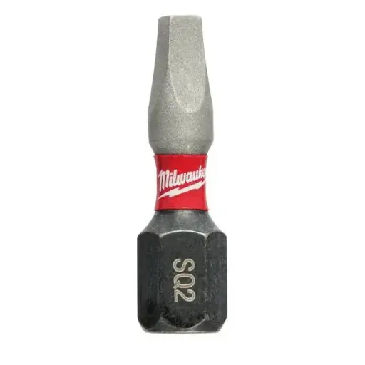 [DRIVESQ2X100-M] #2 Square X 1" Impact Driver Bit (Milwaukee/SHOCKWAVE)