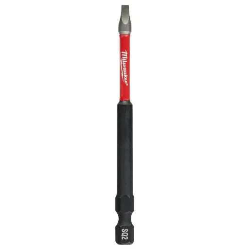 [DRIVESQ2X350-M] #2 Square X 3-1/2" Impact Driver Bit (Milwaukee/SHOCKWAVE)