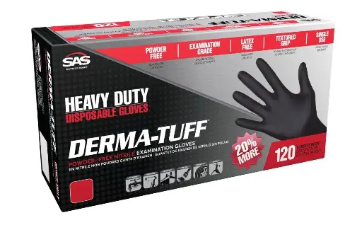 [GLVSASDT-S] Dermatuff Small Powder Free Nitrile Glove 6 mil [120/Box] (SAS)
