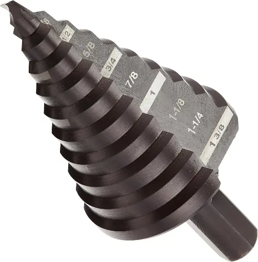 [MILW48-89-9205] #5 Step Bit 1/4"-1-3/8" Capacity 10 Steps by 1/8" (Milwaukee)