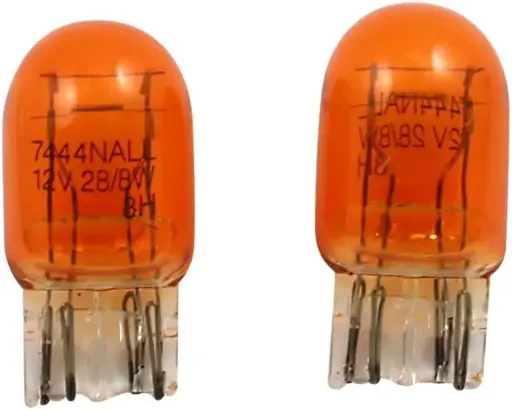 [LB7444NALLB2] 2Pk 7444NALL Longer Life Amber Mini Light Bulb