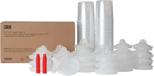 [3M-16000] Cup Lid & Liner Kit for Paint Spray Guns (3M)