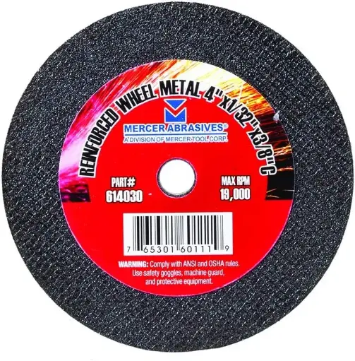 [MER-614030] 4" X 1/32" X 3/8" Arbor Cutoff Disc (Mercer)