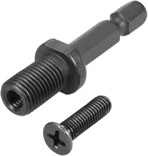 [ADAPTER3/8-24X1/4] 3/8"-24 Drill Adapter 1/4" Shank