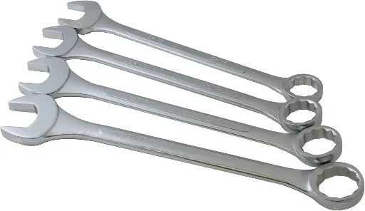 [SUN-9604] 4Pc Super Jumbo SAE Combination Wrench Set [2-1/8" to 2-1/2"] (Sunex)