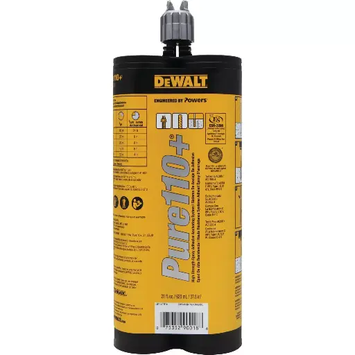[PWR-08321SD] 20.5oz Pure110+ High Strength Epoxy Adhesive Achoring System W/Mixing Nozzle (Powers)