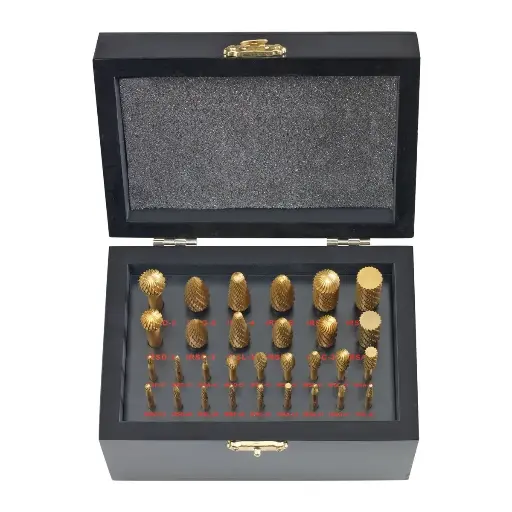 [IR-M30TIN] 30Pc Carbide Bur Set (Ingersoll Rand)