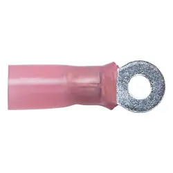 [DHS10R] 8 GA. Heat Shrink #10 Ring Connector