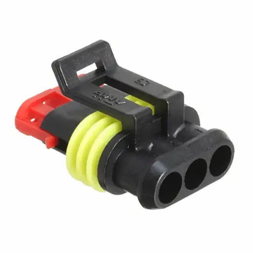 [AMP282087-1] 3-Way Socket Housing for AMP SUPERSEAL 1.5