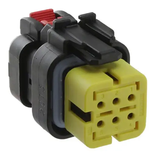 [AMP776433-3] 6 Position Plug Housing for AMPSEAL 16