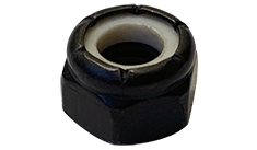 #8-32 Nylock Nut Stainless Steel Black Oxide