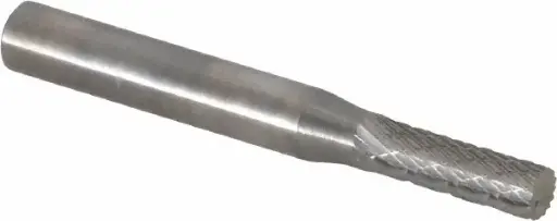 [BURSA-41] 1/16" Double Cut Cylindrical Carbide Burr 1/8" Shank