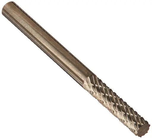 [BURSA-43] 1/8" Double Cut Cylindrical Carbide Burr 1/8" Shank