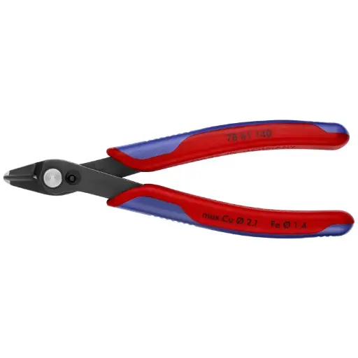 [KNIPEX-7861140] 5-1/2" Special Tool Steel Straight Electronic Super Knips (Knipex)