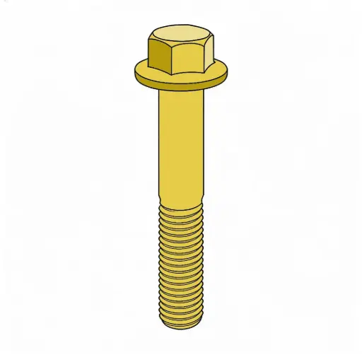 [.120C600HFBRHYYZ] M12-1.75 X 60mm Reduced Head Hex Flange Bolt 10.9 YZ ISO4162 (PT)