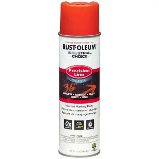 [RUST-1862838] Fluorescent Red Marking Paint Water Based (Rustoleum/Industrial Choice)