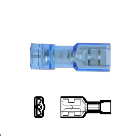 [B5187FC] 16-14 GA. Nylon #.187 Female Dis-connect Half Hump