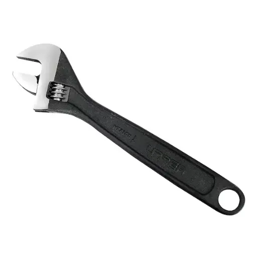 [URR-712S] 12" Adjustable Wrench Black Finish (Urrea)