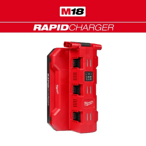 [MILW48-59-1817] M18 6-Bay Daisy Chain Rapid Charger PACKOUT Compatable (Milwaukee)
