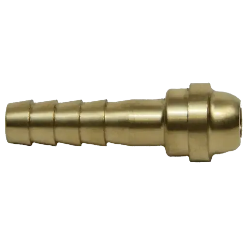 [WES-17] B-Size 1/4" Barb Hose Nipple Brass [200 psi]