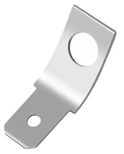 [MTC25-10] .250 Male Tab Quick Disconnect Spade Connector W/#10 Ring Non-Insulated