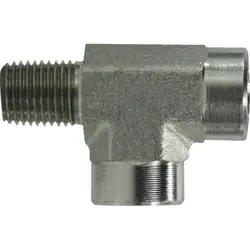 [25NPTSTZP] 1/4" NPT Street Tee Steel ZP