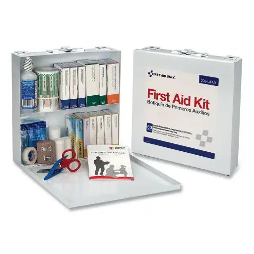 [FAK50-WM] 50-Person First Aid Kit [Wall Mountable]
