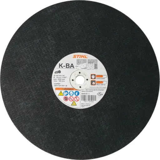 [STIHL-0835-020-8001] 14" X 20mm Arbor Brick & Concrete Cutting Abrasive Disc K-BA (Stihl)