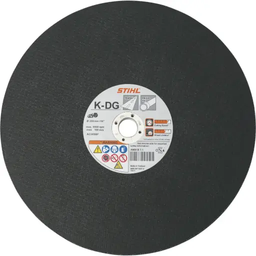 [STIHL-0835-030-8001] 14" X 20mm Arbor Asphalt & Ductile Iron Cutting Abrasive Disc K-DG (Stihl)