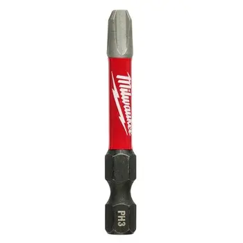 [DRIVEPH3X200-M] #3 Phillips X 2" Impact Driver Bit (Milwaukee/SHOCKWAVE)