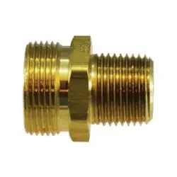 [1390X6X4] 3/8" ABS to 1/4" NPT Air Brake Adapter Brass