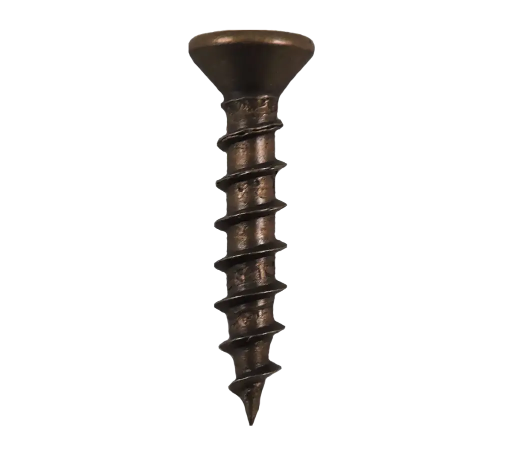 #6 X 1/2" Flat HD Phil Hardware Screw Antique Brass