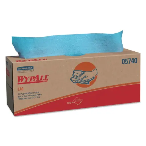 [WYPALL-05740] L40 9.8" x 16.4" Blue Wipers 100Ct Packs (Wypall) CASE OF 9*