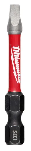 [DRIVESQ3X200-M] #3 Square X 2" Impact Driver Bit (Milwaukee/SHOCKWAVE)