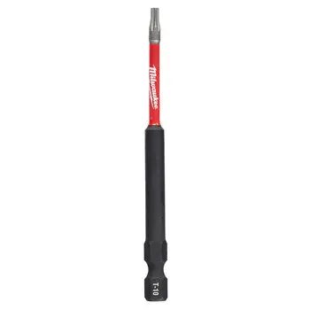[DRIVET10X350-M] T10 X 3-1/2" Impact Driver Bit (Milwaukee/SHOCKWAVE)
