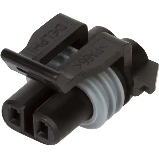 [MP12052641] 2 Way Black Sealed Female Connector (Metri-Pack 150)