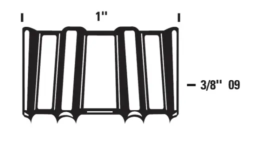 [STAPLEW37X100] 1" Crown X 3/8" Long W-Type Corrugated Staples [5000pk] (Spotnails)